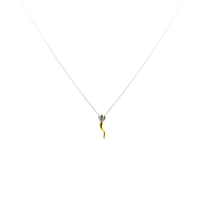Necklace CikOrefice Gioielli in Gold Diamante 0.08 Ct CKDCOAUB012 - CKDCOAUB012
